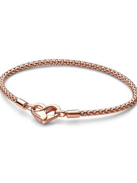 Pandora Jewelry - Pandora Moments Rose Gold Studed Bracelet